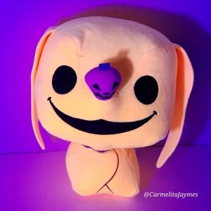 🎃 ZERO 🐶 Blacklight Funko Pop! Plush Nightmare Before Christmas Orange NWT